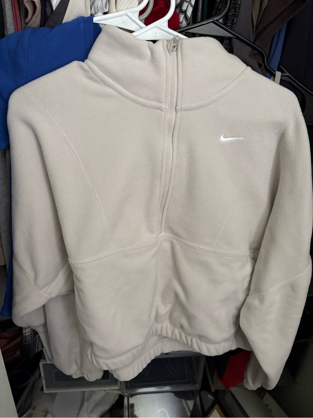 Nike Women's Half-Zip Fleece Pullover Top